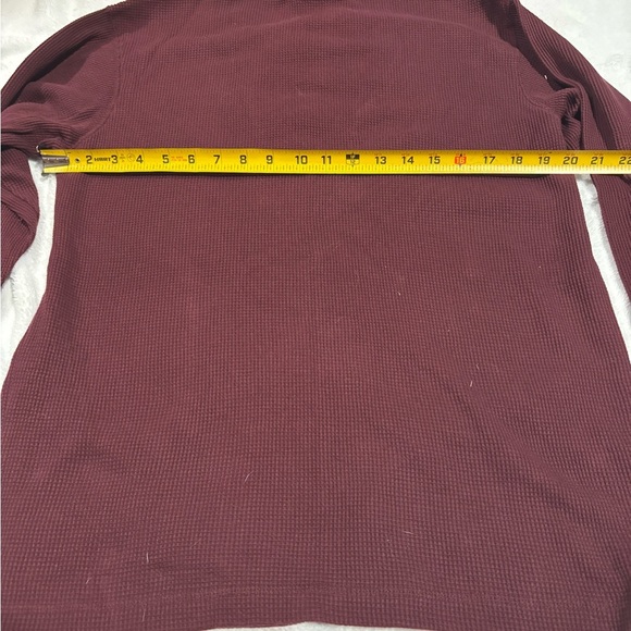Men’s Large Steve & Barry's Maroon Long Sleeve Shirt - Picture 6 of 6